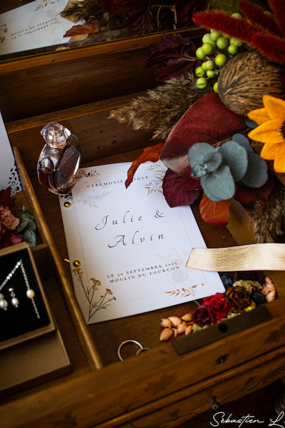 Portraits des mariés avec leurs enfants Portraits des mariés avec leurs enfants